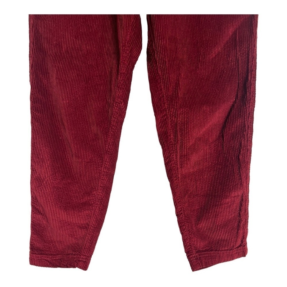Time And Tru Corduroy Ruby Burgundy Pant With Adjustable Waist String Size 0-2 - Picture 10 of 10